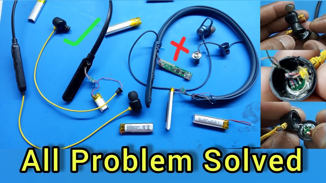 Bluetooth Headphone Repair In Hindi | How To Repair Bluetooth Headphone #howto #realme #neckband 