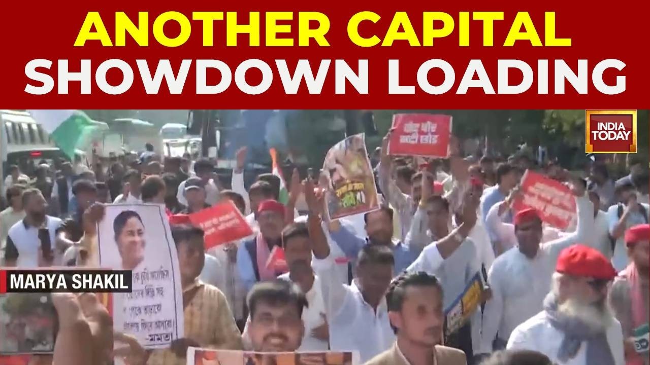 INDIA Bloc Protest: Rahul Gandhi, Oppn Leaders March Towards Supreme Court Amid Heavy Barricading