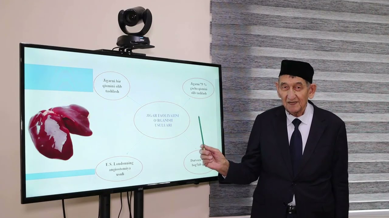 “Jigar patofiziologiyasi” mavzusidagi ma’ruza