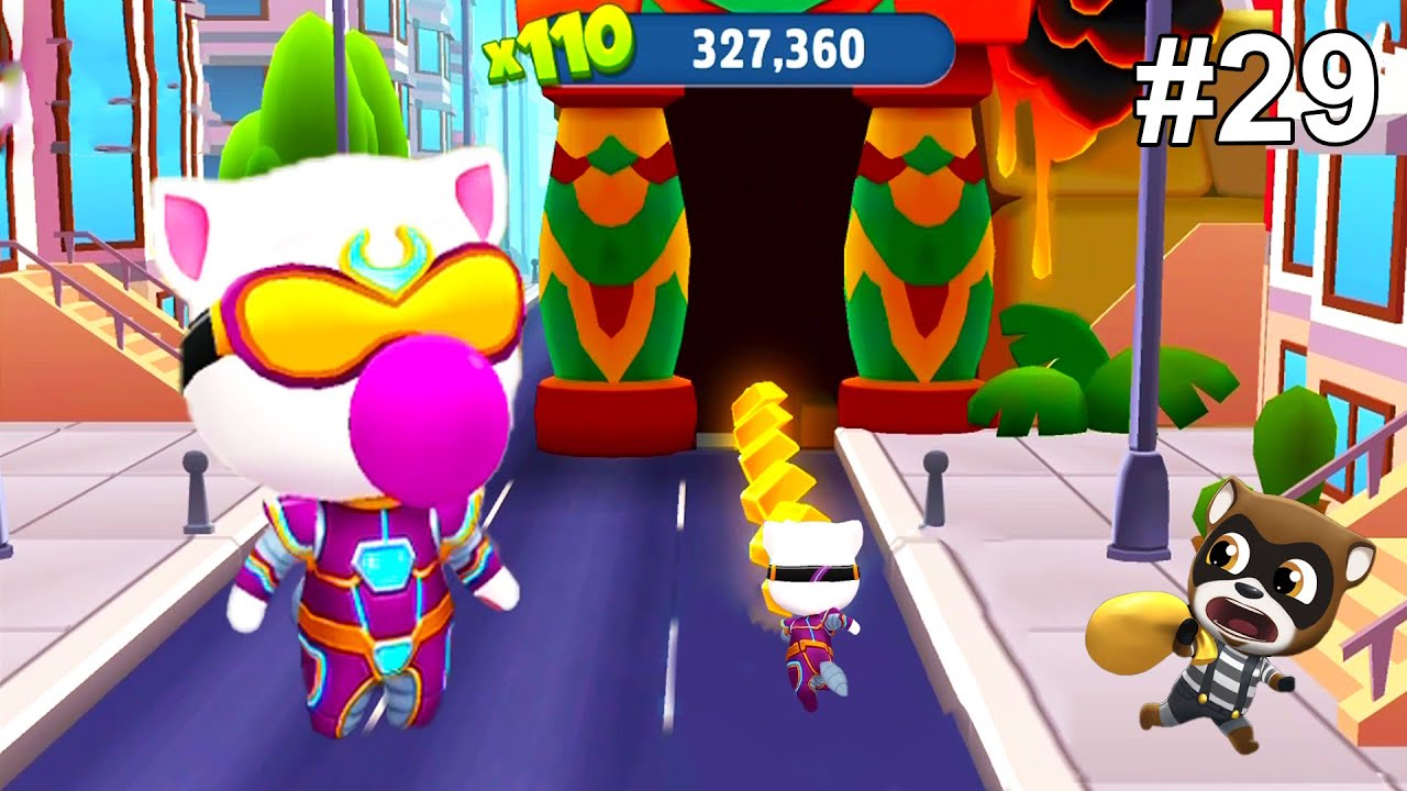 Talking Tom Gold Run - Cyber Angela 2025! (Android/iOS) Part 29 (FHD) Full Screen