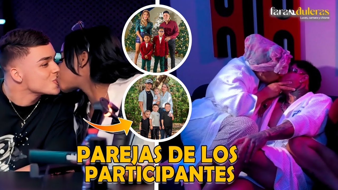 Parejas reales de los participantes de la casa de alofoke.