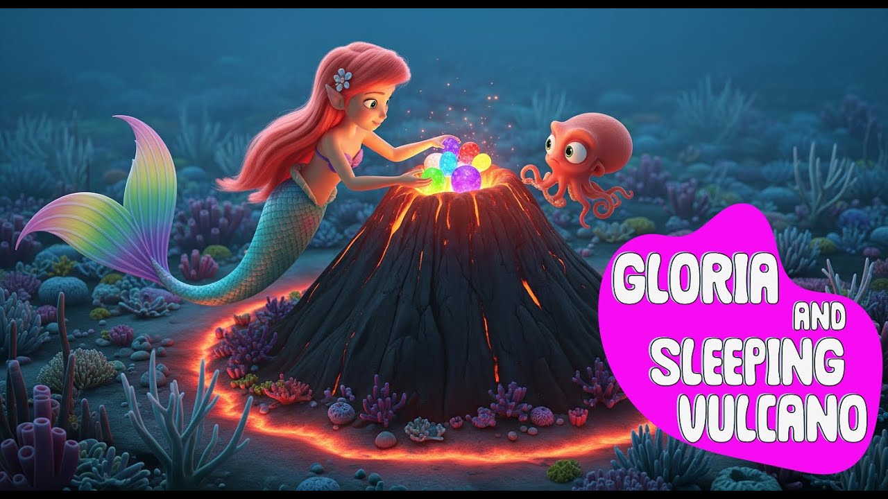 The Mermaid Who Woke the Volcano 🌋 | A Story of Saving the Ocean | Great Sea Adventures