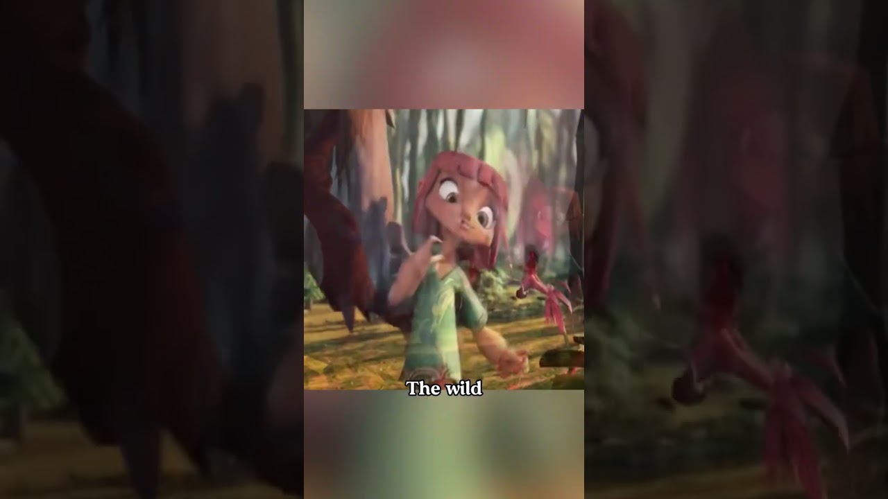 The wild man turned into a stone statue #animation #short