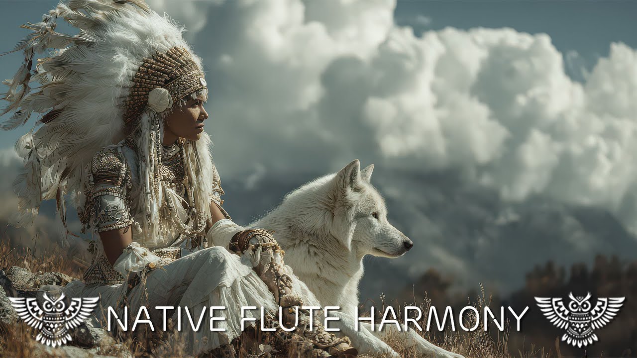 Faith and Wolf - Soothing Native American Flute Meditation Music - Relaxing, Sleep, Inner Peace