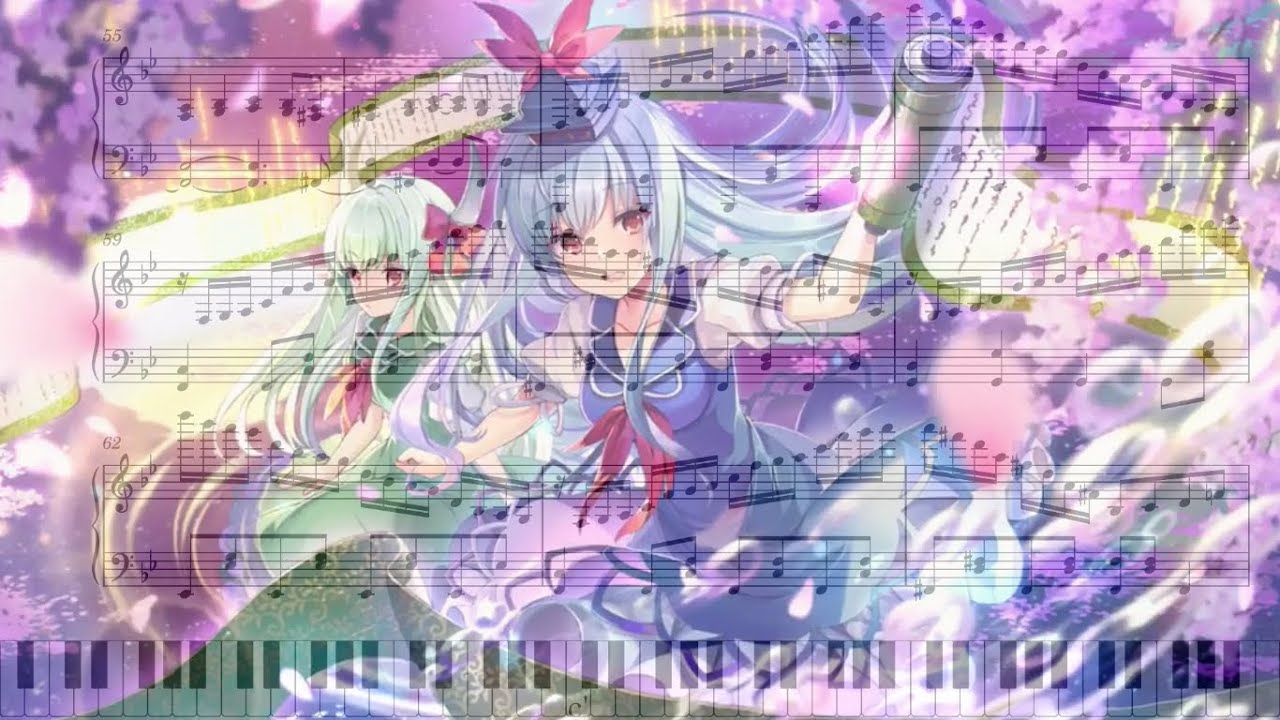 【東方永夜抄】｢エクステンドアッシュ ～ 蓬莱人｣　ピアノアレンジ(楽譜付き)