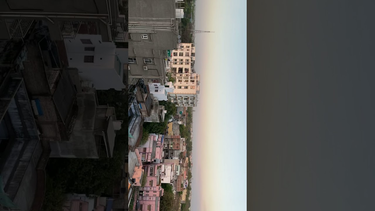 Aerial view of Gaya main town