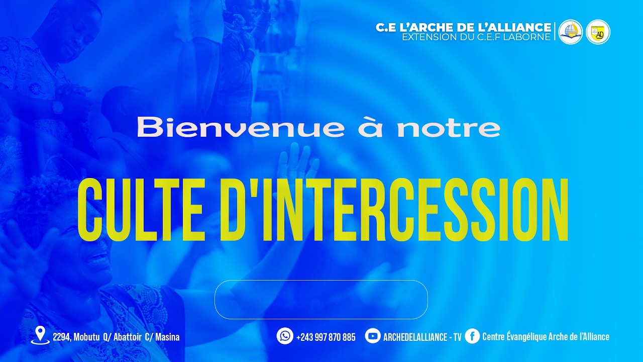 🔴[ LIVE CULTE D'INTERCESSION ] VENDREDI 13 FEVRIER 2026