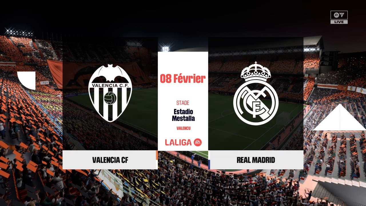 FC 26 - Valencia vs Real Madrid - جولة23 - الدوري الاسباني