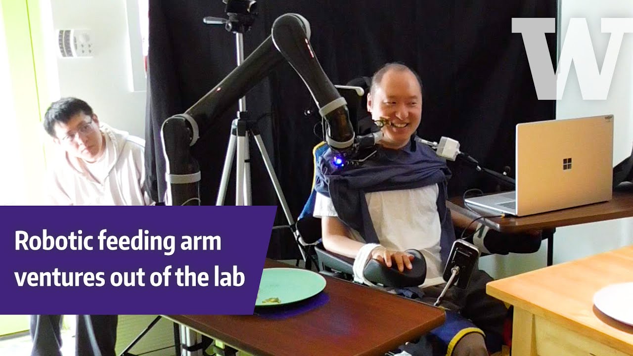 The UW&rsquo;s assistive-feeding robot gets tested outside the lab
