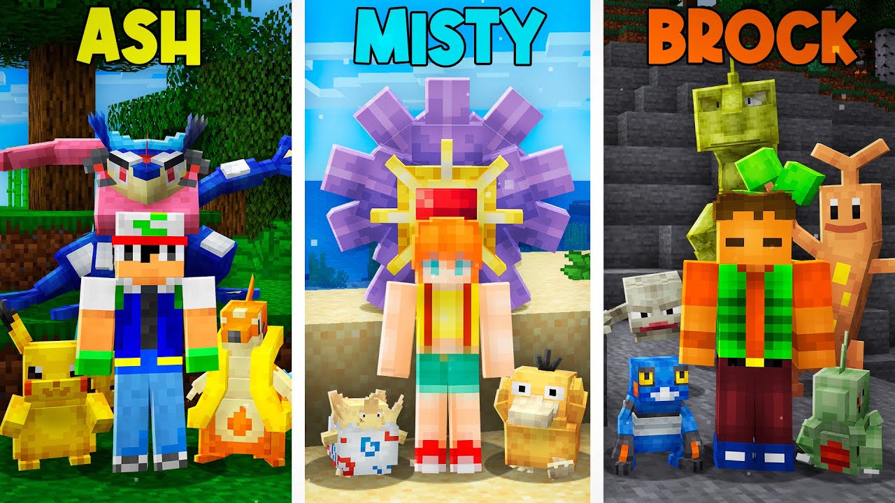 PERSONAGENS DECIDEM MEUS POKÉMONS NO MINECRAFT COBBLEMON