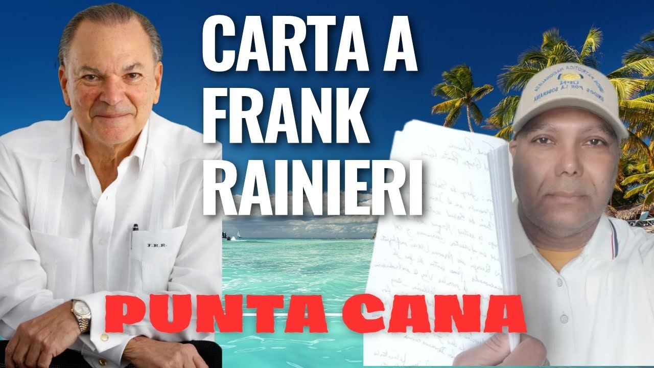 Carta abierta al señor FRANK RAINIERI 