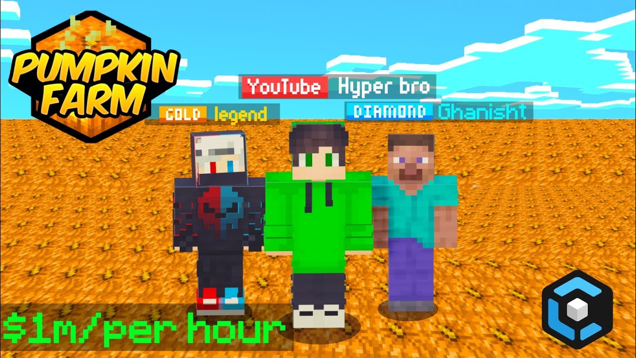 We make biggest pumpkin farm and earn millions per hour 