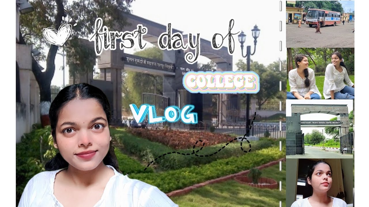 First Day of college || GRWM || RTMNU Campus || Vlog 🤍