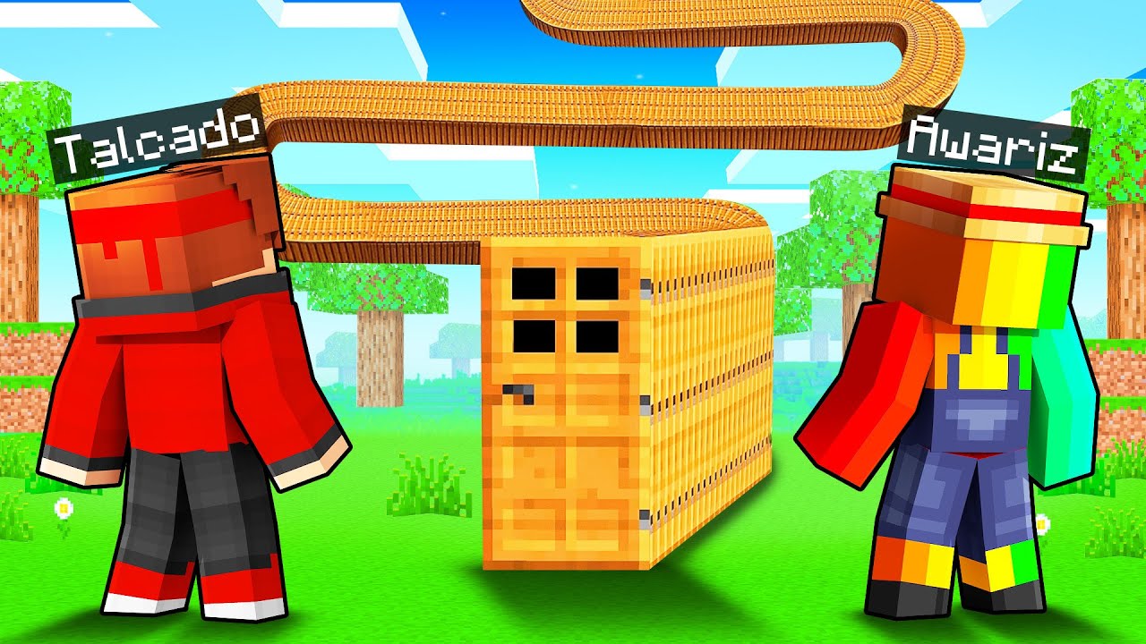 J'ai OUVERT la PLUS Longue PORTE de Minecraft !