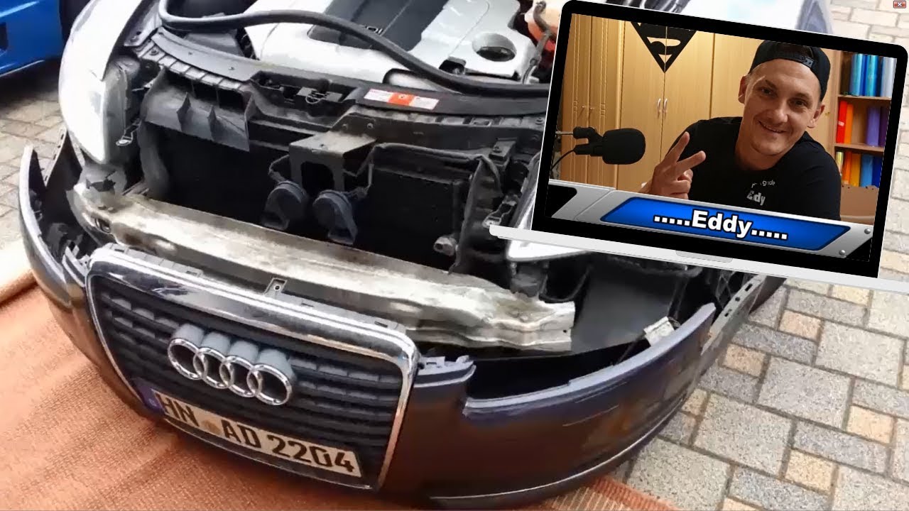 Audi A6 C6 4F Frontstoßstange ausbauen / einbauen / demontieren