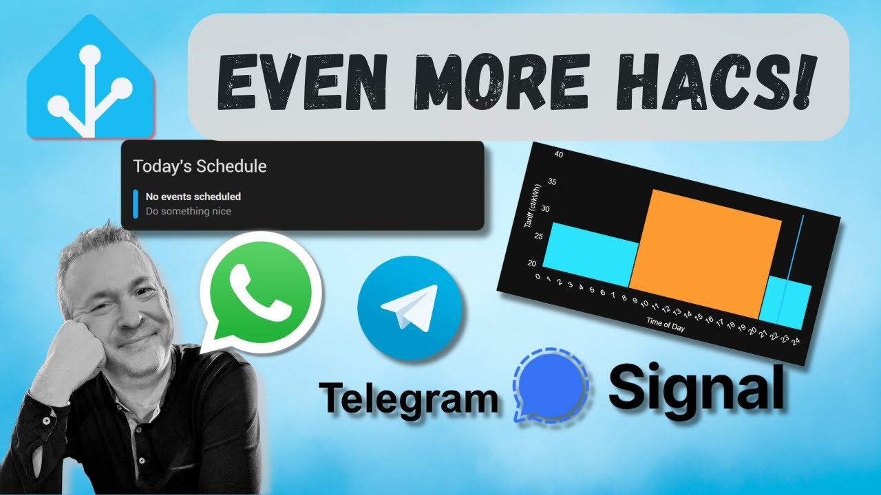 Интеграция с Whatsapp, Telegram и Signal + еще несколько HACS