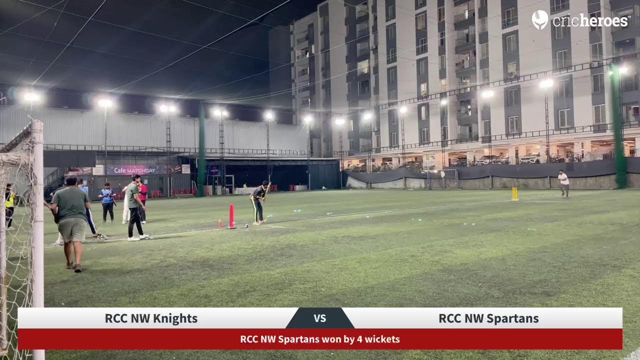 RCC NW Spartans vs RCC NW Knights | Night Group By RCC(League Matches) | Live - Pune MatchDay Aren…