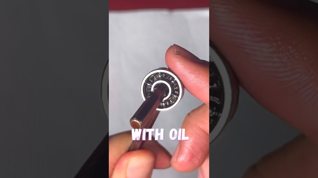 Bearing with oil, grease or no, which one is better? #bearing #grease
