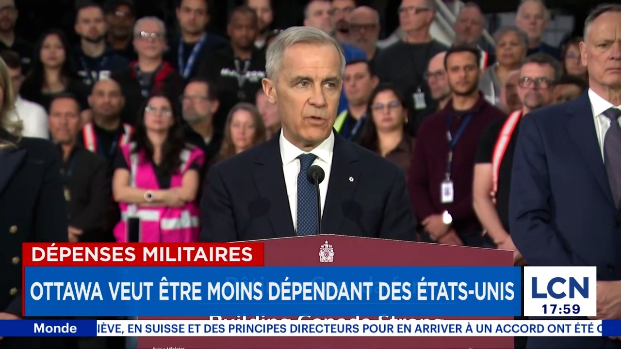 Dépenses militaires: le Canada veut réduire sa dépendance aux États-Unis