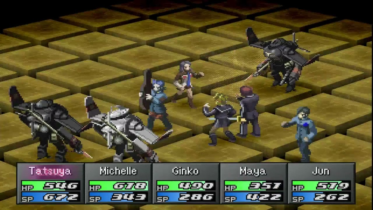 Persona 2 Innocent Sin - Boss: Knights of the Holy Lance (Final)