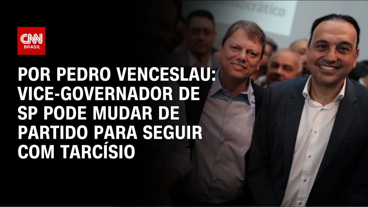 Eleições em SP: Felício Ramuth pode mudar de partido para seguir com Tarcísio | CNN 360°
