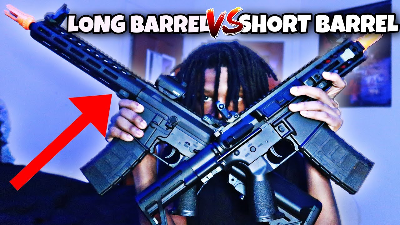 Long Barrel Vs Short Barrel Rifles |Which Barrel Is Better For Gel Blasters🤔?