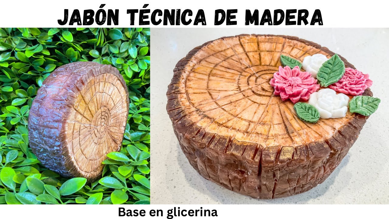 JABÓN TÉCNICA DE MADERA BASE EN GLICERINA