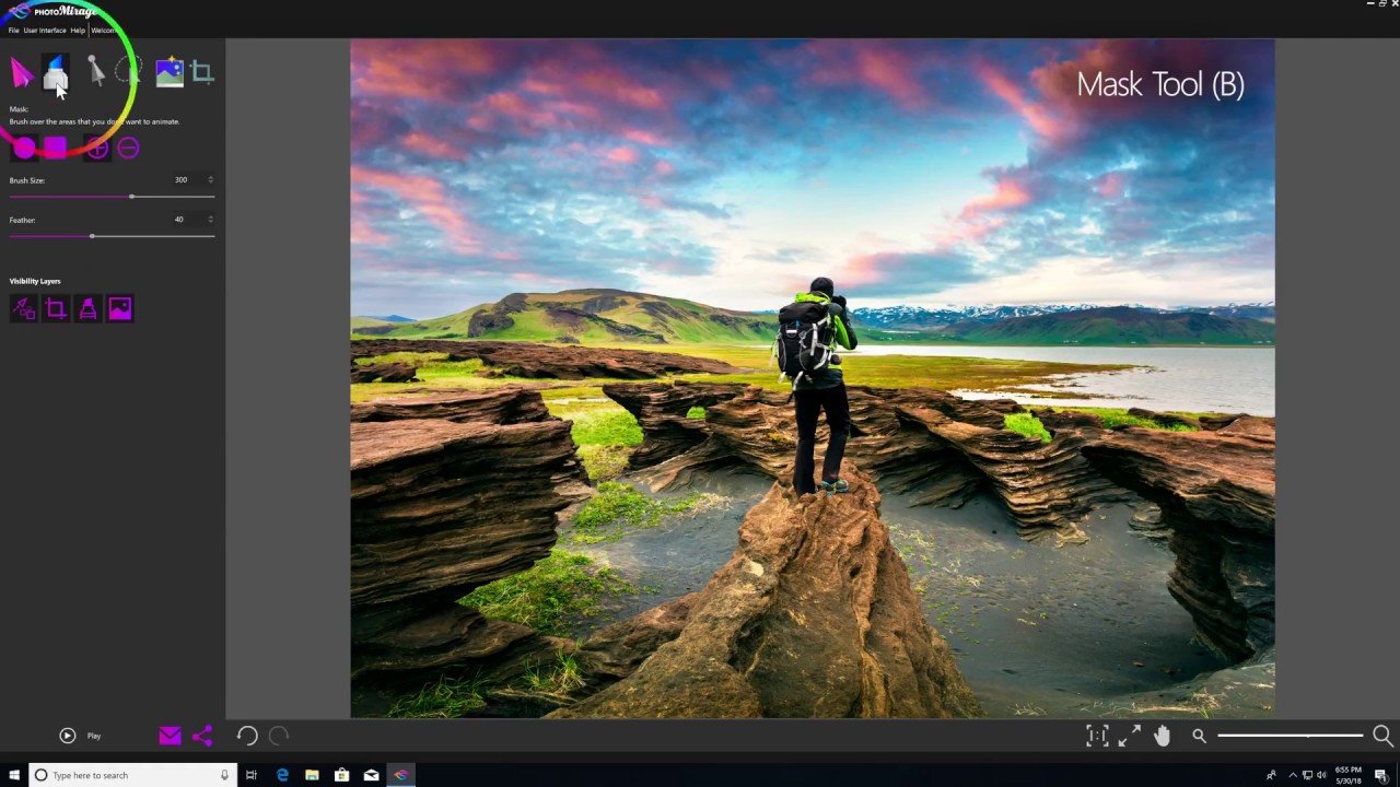 How to Use the Mask Tool in PhotoMirage