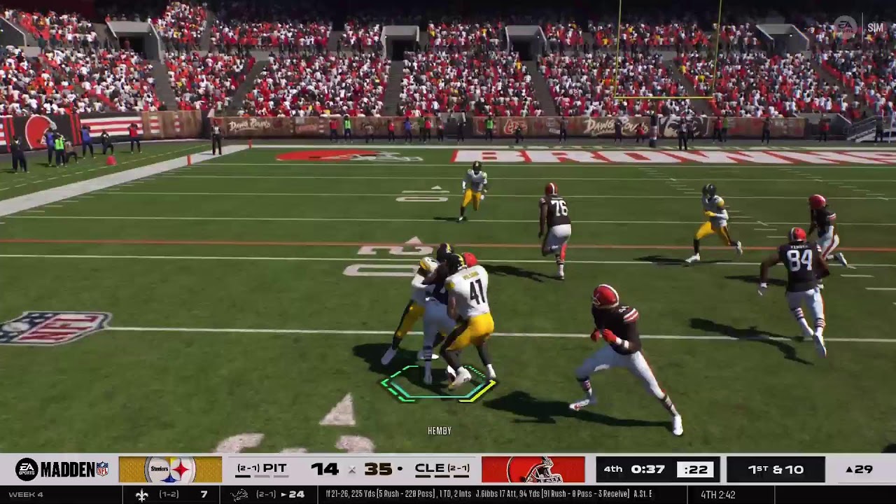 Madden 26 franchise yr2 wk. 4 AFC