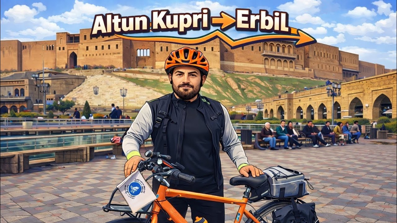 Cycling tour, from Altun kupri , to Erbil city من التون  كوبري الى اربيل بالدراجة الهوائية  
