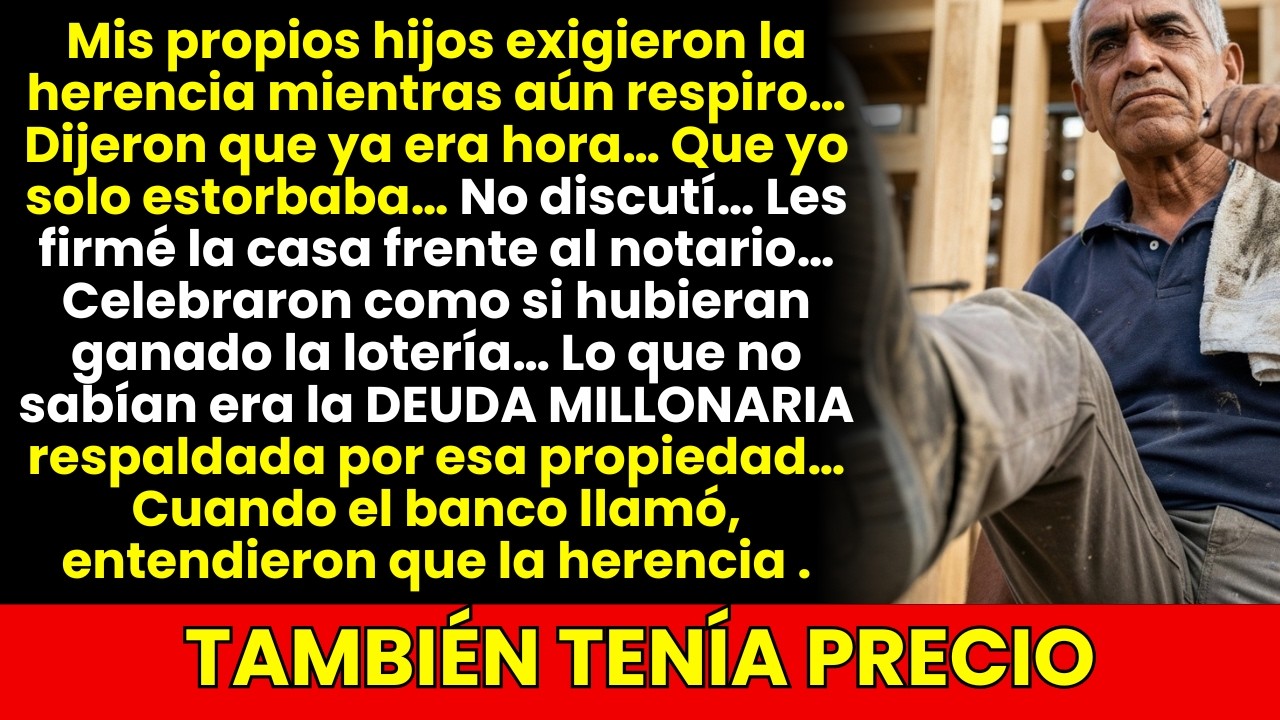 Mis Hijos exigieron la Herencia hoy. Les regalé la Casa... pero oculté la DEUDA MILLONARIA