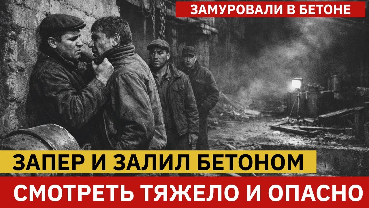 Замуровал в бетоне в старом цеху. МЕСТЬ брата за униженную сестру в 90-х