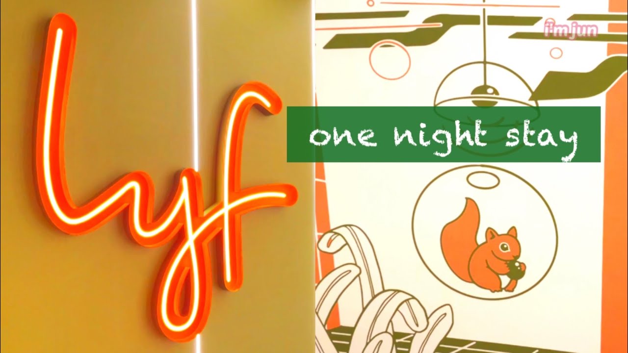 VLOG | one night stay at LYF ONE-NORTH | room tour | i’m jun💕🍚
