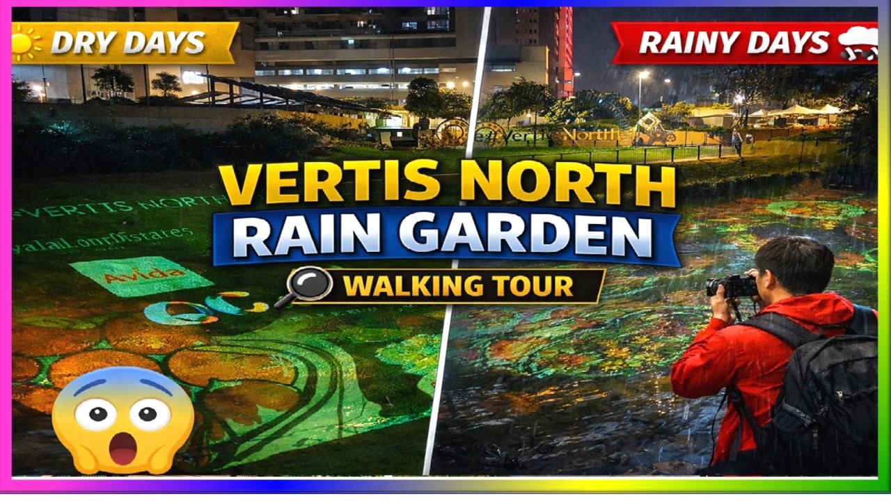 Vertis North Rain Garden | Smart Flood Control Park in Quezon City | Walking Tour