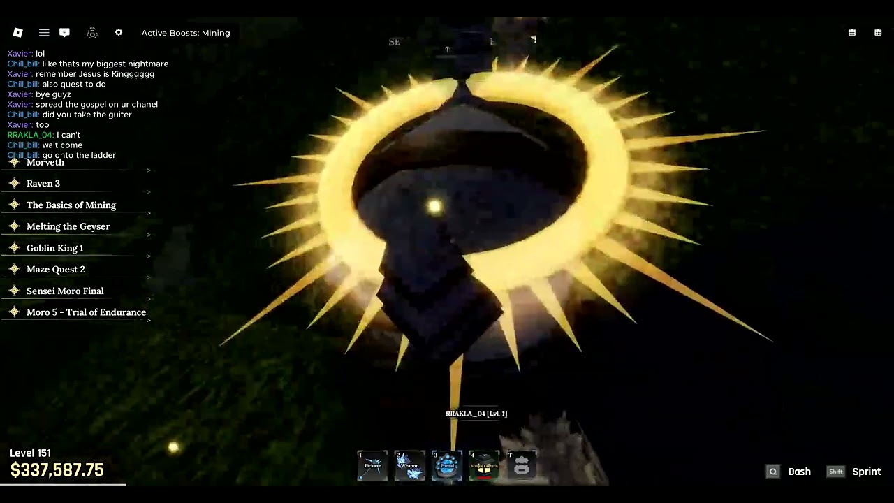 Helping a new player in the forge with a twist