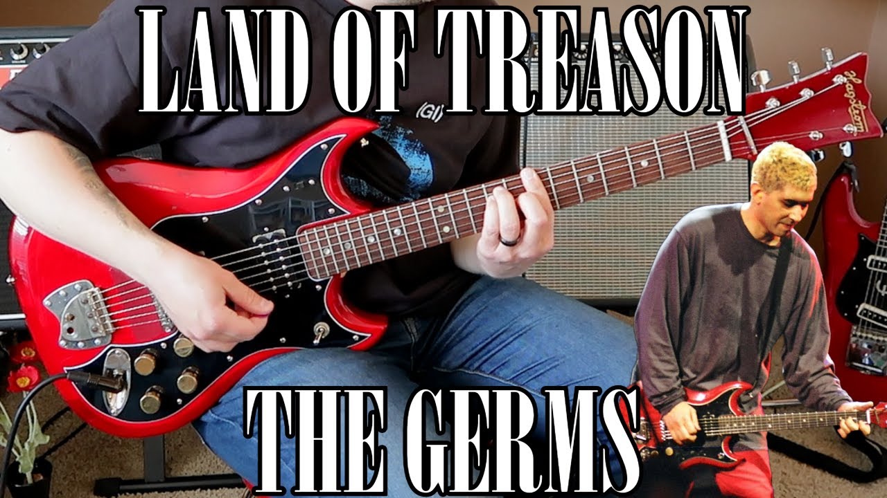 The Germs Land of Treason Guitar Cover | Pat Smear Hagstrom HiiN