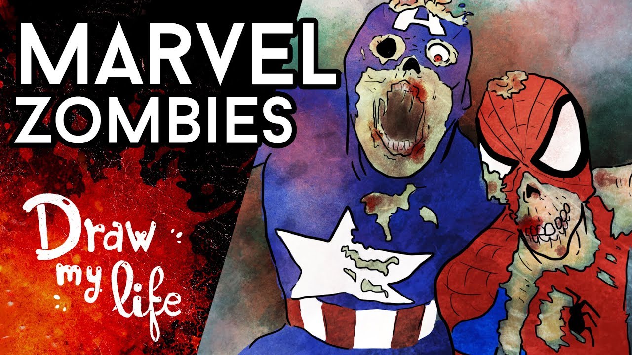 Los héroes de MARVEL... ¡ZOMBIES! | Draw My Life en Español