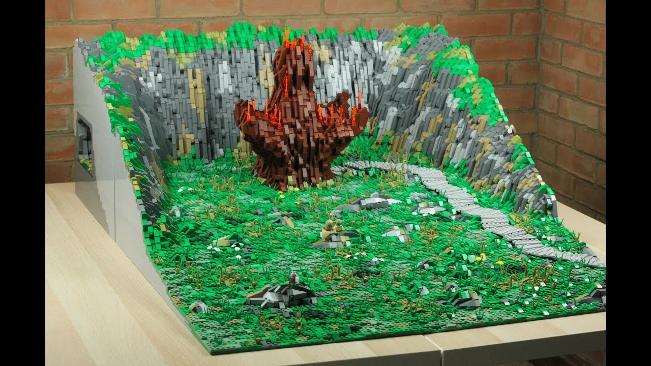 Lego Star Wars Force Tree on Ahch-To Moc