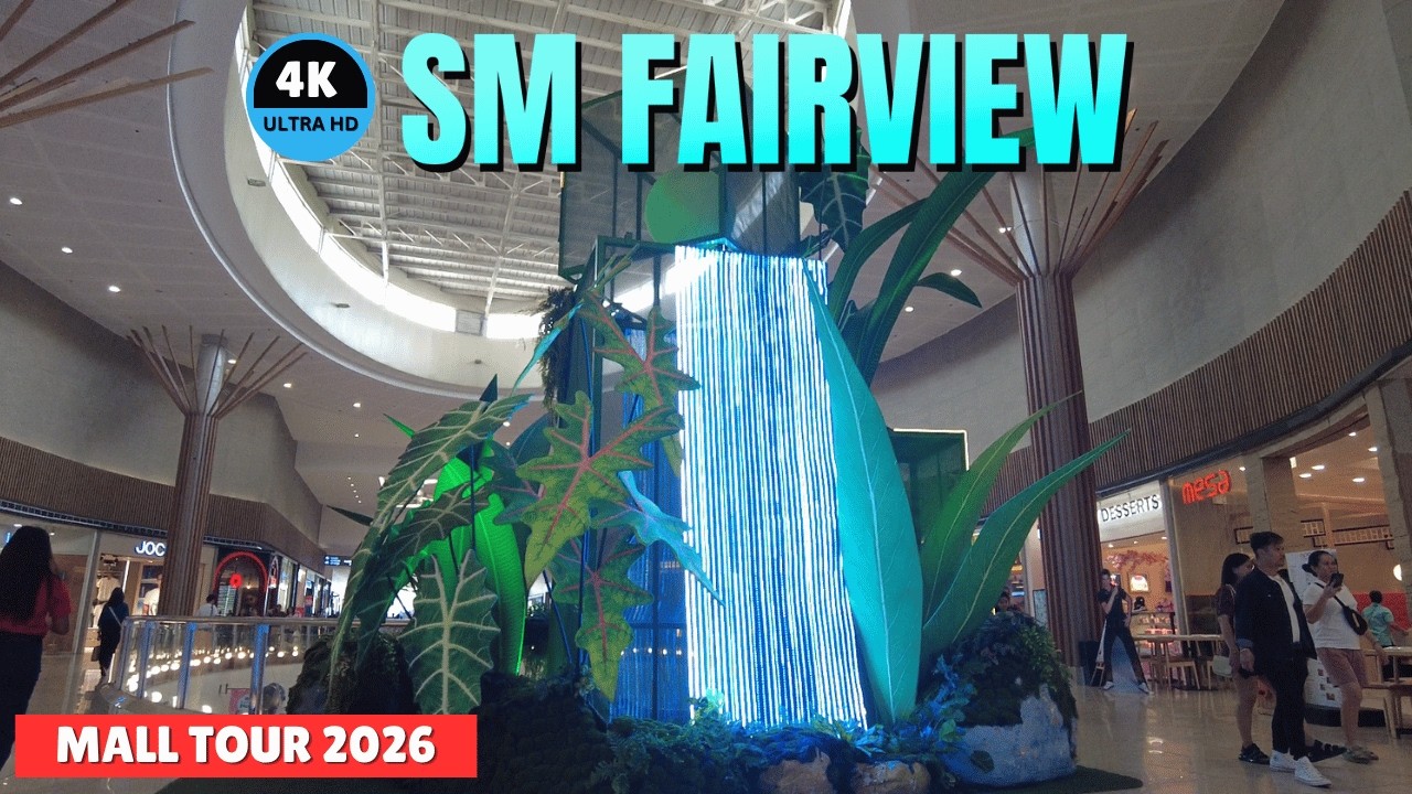 [Внутри SM City Fairview 2026 | Летний тур по торговому центру в формате 4K!]