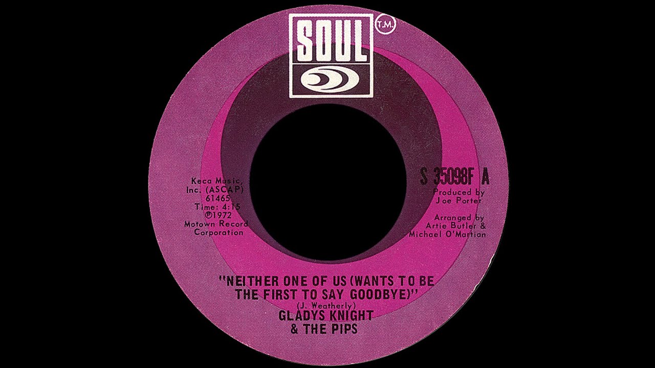 Gladys Knight & The Pips ~ Neither One Of Us (Wants To Be The First) 1973 Soul Purrfection Version