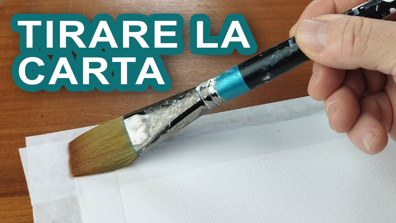 Tiraggio della Carta Mai più deformazioni quando si dipinge ad acquerello