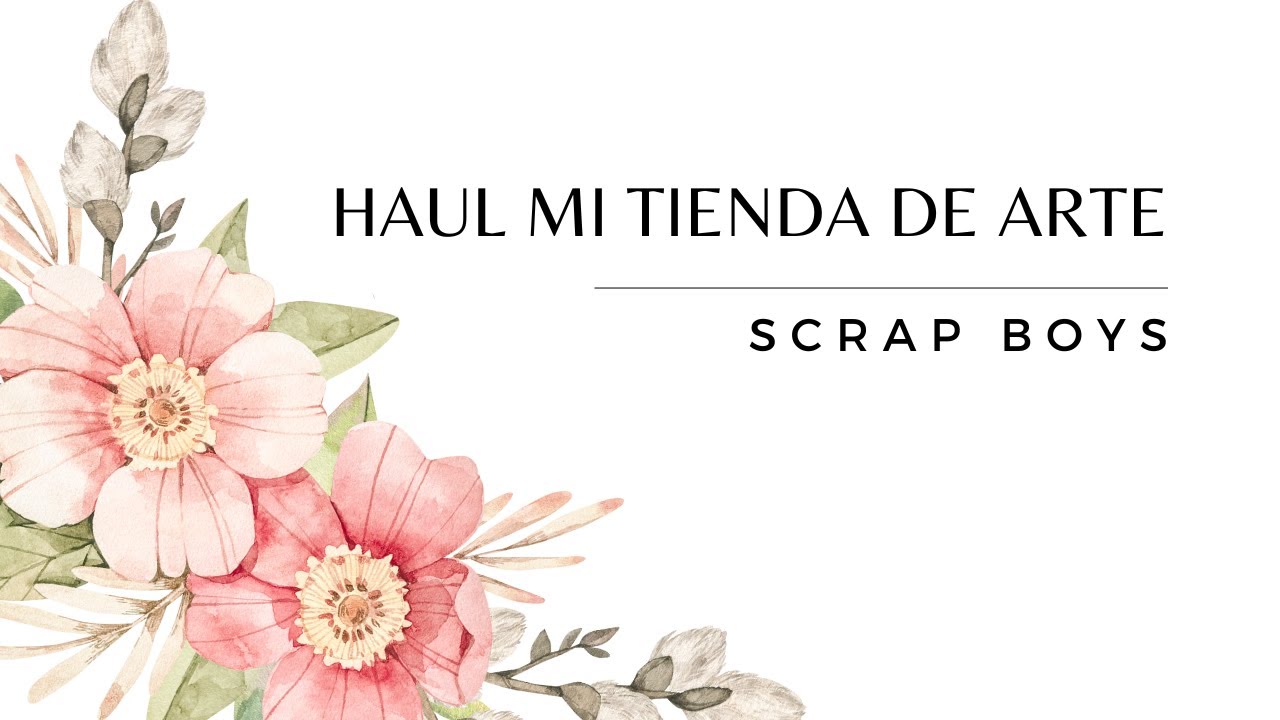Haul MI TIENDA DE ARTE 🛍 [Scrap Boys] #scrap #scrapbooking #scrapbook #compras