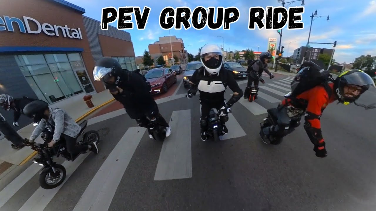 CHICAGO PEV/EUC | Group ride chasing our beautiful Illinois sunset | West suburb