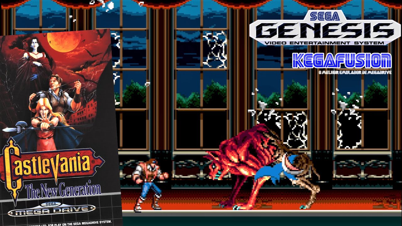 Castlevania : The New Generation (1994) SEGA Genesis / Mega Drive Gameplay in HD (KEGA Fusion)