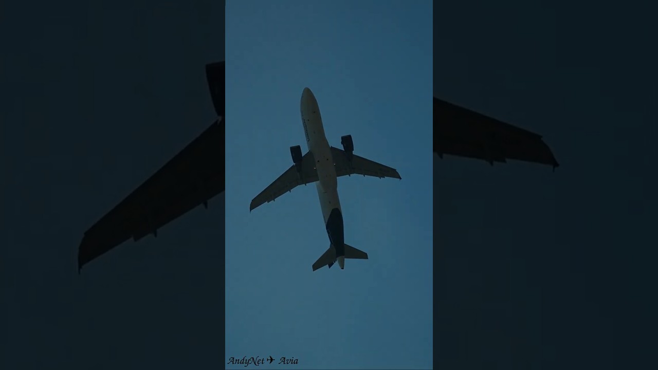 Airbus A320-214 авиакомпании Qanot Sharq [UK32031] подходит к Внуково (VKO/UUWW) 27.04.2023