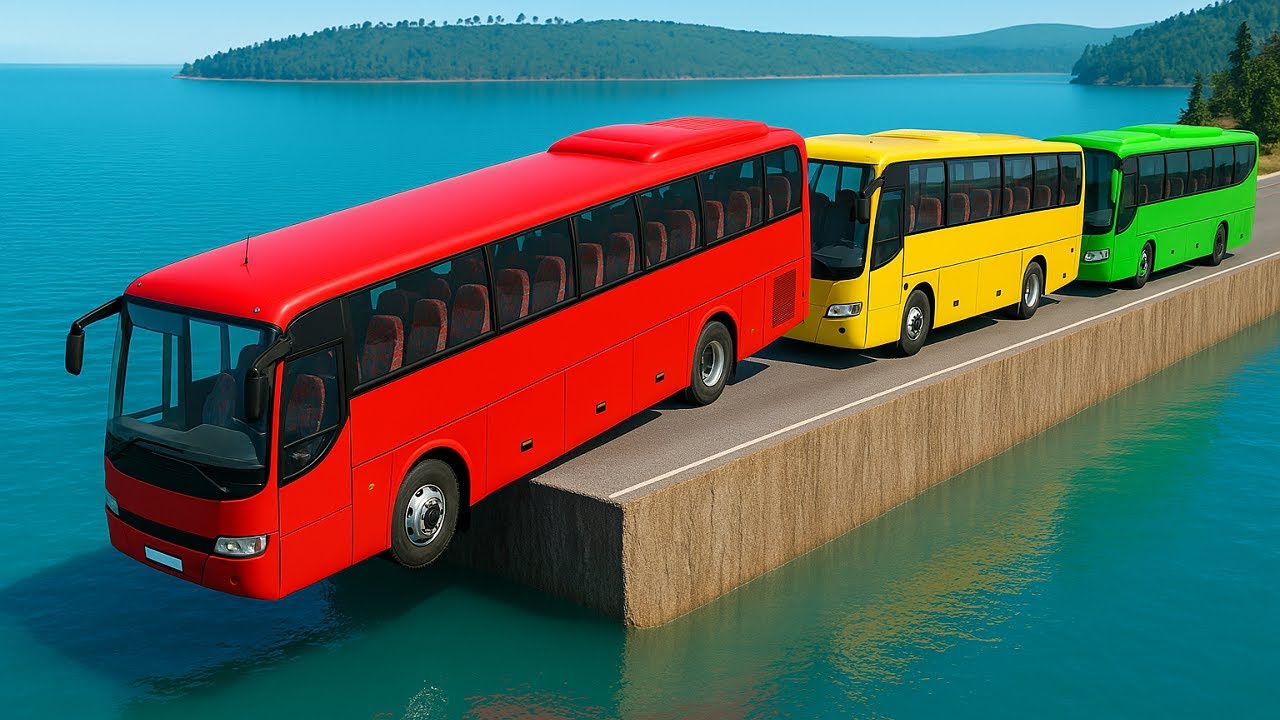 TRANSPORTING PIXAR CARS & FRUITS WITH COLORED & JOHN DEERE vs CLAAS vs TRACTORS - BeamNG.drive #962