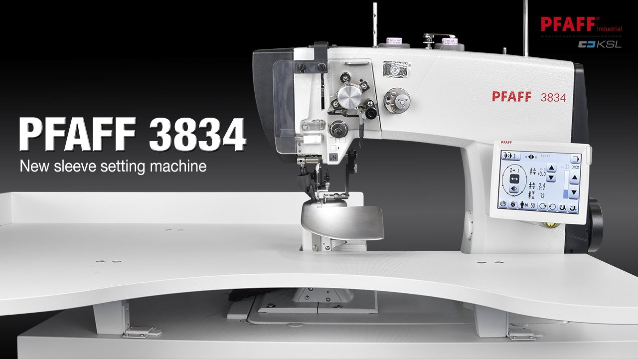 PFAFF 3834 New programmable sleeve-setting machine