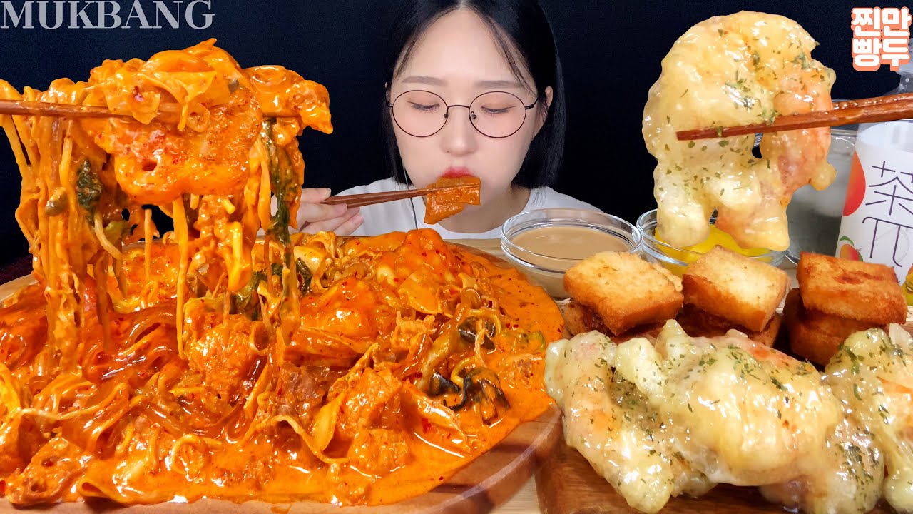 🧡Rosé Mara Xianguo & Cream Shrimp | KOREANFOOD MUKBANG ASMR