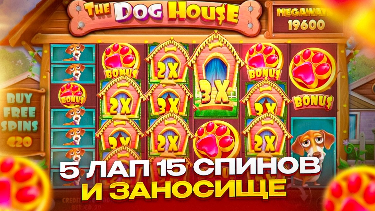 ОПЯТЬ СЛОВИЛ 5 ЛАП !! 4 РАЗА СЛОВИЛ 4 ЛАПЫ !! ЭТО ЛЮТЫЕ ЗАНОСЫ НЕДЕЛИ В THE DOG HOUSE MEGAWAYS !!