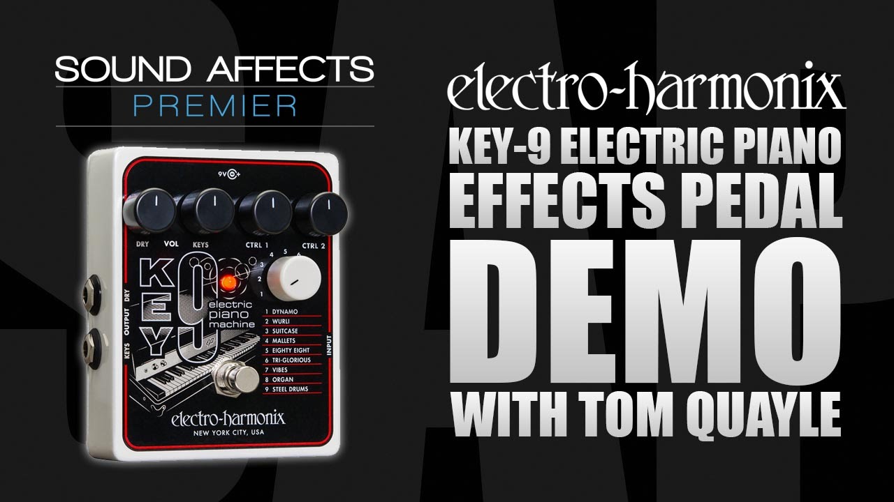 Демонстрация педали эффектов для электропианино Electro Harmonix Key9